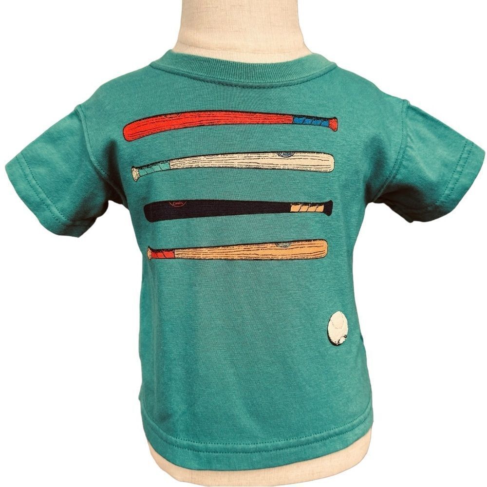 Carter’s VINTAGE Baby Boys Short Sleeve Colorful Baseball Graphic Tee. 6 Months.